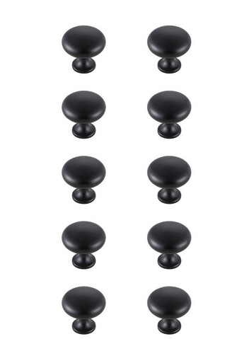 Cadon 1.2 Inch Mushroom Knob (Pack of 10) by Elegant Decor - KB2002-10PK
