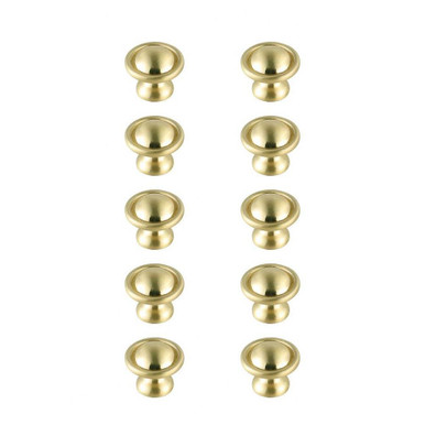 Kadea 1.2 Inch Mushroom Knob (Pack of 10) by Elegant Decor - KB2008-10PK