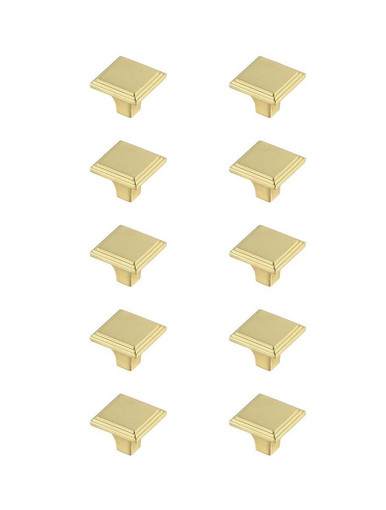 Wilow 1 Inch Square Knob (Pack of 10) by Elegant Decor - KB2012-10PK