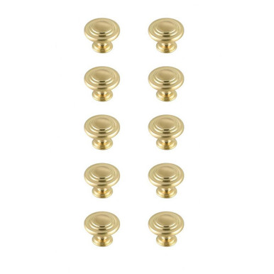 Minu 1 Inch Mushroom Knob (Pack of 10) by Elegant Decor - KB2006-10PK