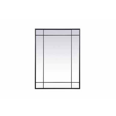 Viola French Panel Wall Mirror 40 Inch X 30 Inch Length by Elegant Décor - MR3A3040