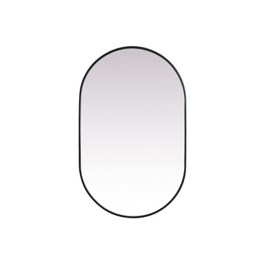 Asha Oval Mirror 48 Inch Tall and 30 Inch Wide by Elegant Decor - MR2A3048
