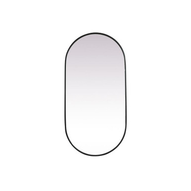 Asha Oval Mirror 48 Inch Tall and 24 Inch Wide by Elegant Decor - MR2A2448
