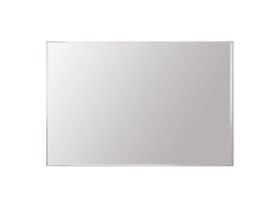 Grace Aluminum Frame Rectangle Mirror 42 Inch Wide by Elegant Décor - MR73042