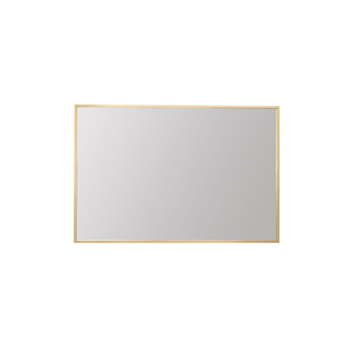 Grace Aluminum Frame Rectangle Mirror 24 Inch Length by Elegant Décor - MR72436