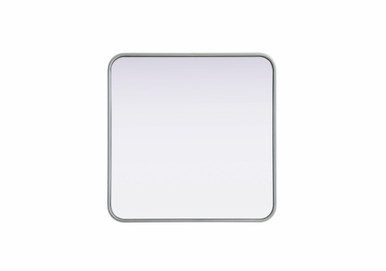 Remy Contour Metal Square Mirror 24 Inch X 24 Inch Wide by Elegant Décor - MR8A2424
