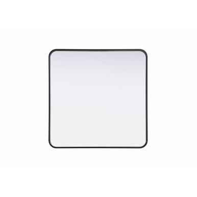 Remy Contour Metal Square Mirror 30 Inch X 30 Inch Wide by Elegant Décor - MR8A3030