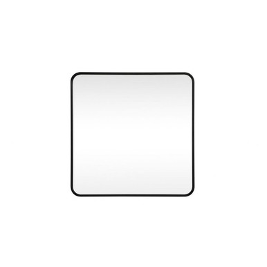 Evermore Soft Corner Square Vanity Mirror 30X30 Inch Wide by Elegant Decor - MR803030