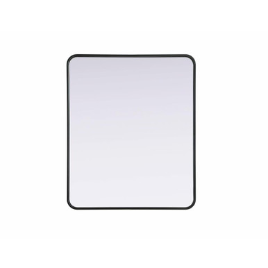 Remy Contour Metal Rectangle Mirror 36 Inch X 30 Inch Wide by Elegant Décor - MR8A3036