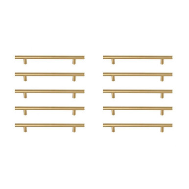 Quinn 6.31 Inch Center to Center Bar Pull (Pack of 10) by Elegant Decor - PL400-6-10PK