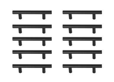 Quinn 3 Inch Center to Center Bar Pull (Pack of 10) by Elegant Decor - PL400-3-10PK