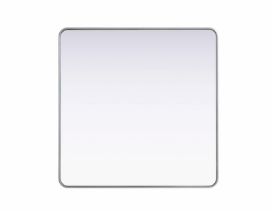 Remy Contour Metal Square Mirror 42 Inch X 42 Inch Wide by Elegant Décor - MR8A4242