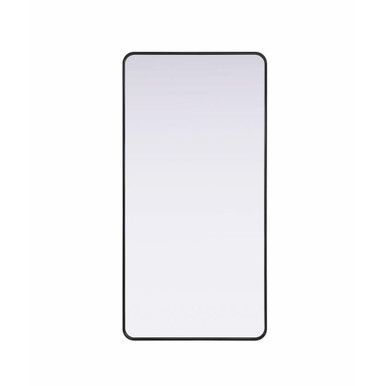 Remy Contour Metal Rectangle Mirror 60 Inch X 30 Inch Wide by Elegant Décor - MR8A3060