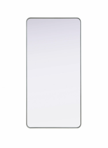 Remy Contour Metal Rectangle Mirror 60 Inch X 30 Inch Wide by Elegant Décor - MR8A3060
