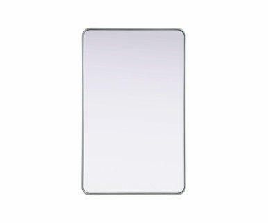 Remy Contour Metal Rectangle Mirror 48 Inch X 30 Inch Wide by Elegant Décor - MR8A3048
