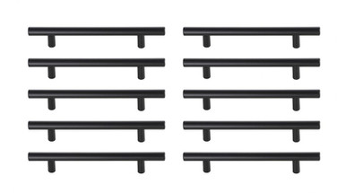 Quinn 5 Inch Center to Center Bar Pull (Pack of 10) by Elegant Decor - PL400-5-10PK