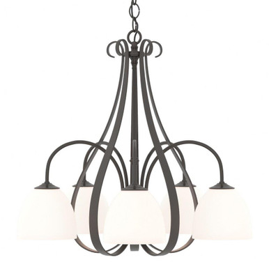 Sweeping Taper 5 Light Medium Chandelier by Hubbardton Forge 101445HF