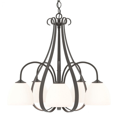 Sweeping Taper 5 Light Medium Chandelier by Hubbardton Forge 101445HF - 101445HF