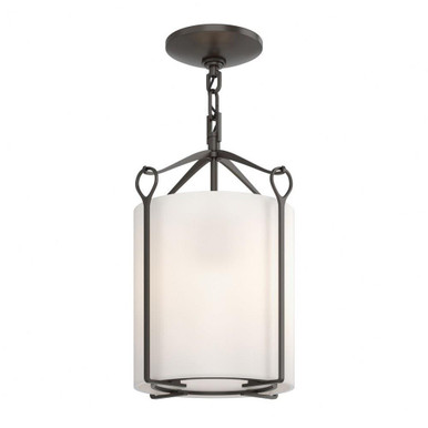 Bow 1 Light Metal 9.8 Inch Wide Semi Flush Mount by Hubbardton Forge - 121140HF