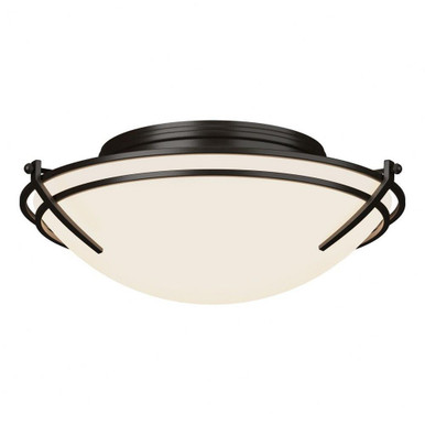 Tryne 2 Light 15.7 Inch Wide Semi Flush Mount by Hubbardton Forge - 124402HF