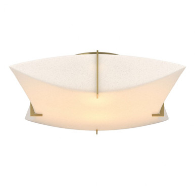 Bento 2 Light Metal 17.8 Inch Wide Semi Flush Mount by Hubbardton Forge - 126620HF