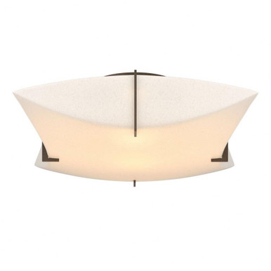 Bento 2 Light 17.8 Inch Wide Semi Flush Mount by Hubbardton Forge - 126620