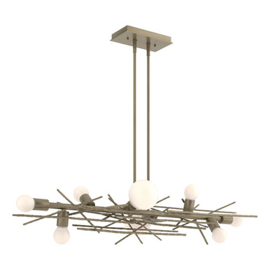 Brindille 8 Light Oversized Linear Pendant by Hubbardton Forge - 131087