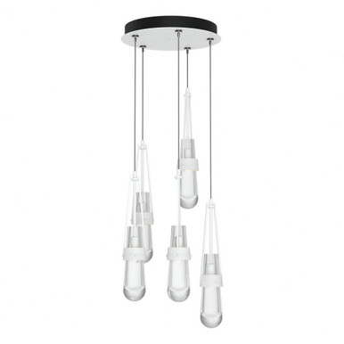 Link 5 Light Contemporary Medium Pendant 16.1 Inch Tall by Hubbardton Forge - 131127H