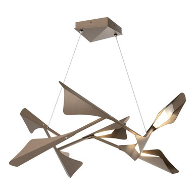 Plume 228W 8 LED Oversized Standard Pendant by Hubbardton Forge - 135007-standard