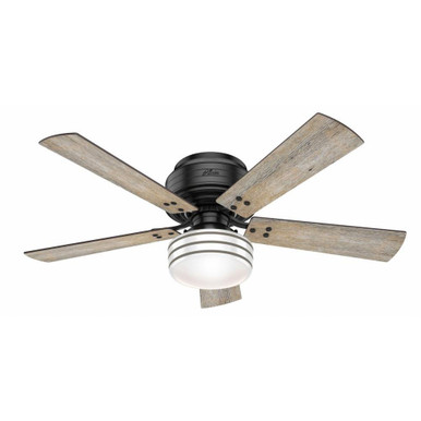 Cedar Key 52 Inch Low Profile Ceiling Fan with LED Light Kit by Hunter Fans - 1000526