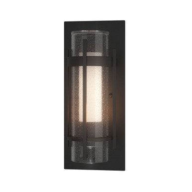 Banded Seeded Glass 1 Light Wall Mount 12 Inch Tall by Hubbardton Forge - 305896