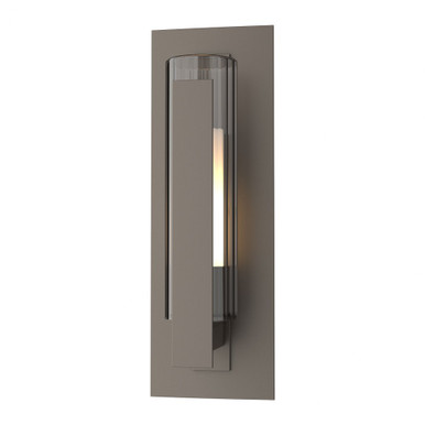Vertical Bar Fluted Glass 1 Light Small Wall Lantern by Hubbardton Forge - 307281