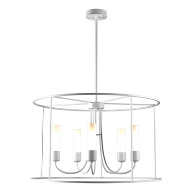 Portico 5 Light Oversized Outdoor Pendant 32 Inch Wide by Hubbardton Forge - 362010