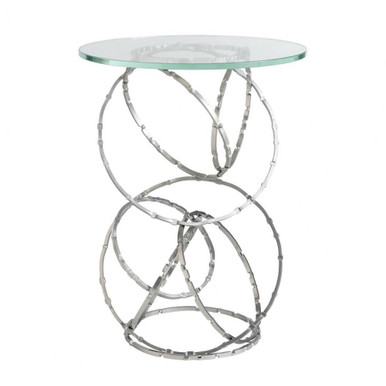 Olympus 23.5 Inch Glass Top Accent Table by Hubbardton Forge - 750133