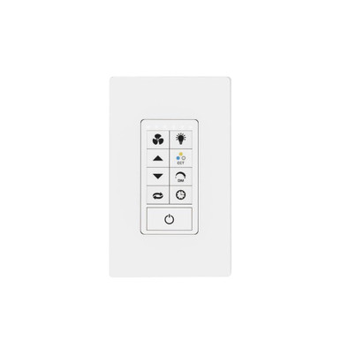 Accessory AC Wall Control Light Dimming and Fan Control by Maxim - FCT887WT