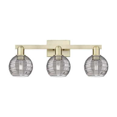 Athens Deco Swirl 3 Light Bath Vanity 11 Inch X 26 Inch Wide by Innovations - 716-3W-G1213-6_P