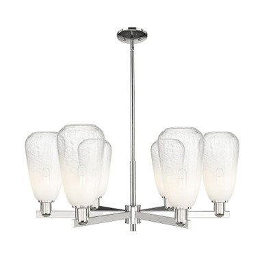 Brookhaven Almond 6 Light Stem Chandelier 23.88 Inch Wide by Innovations - 716-6CR-G480-6_P