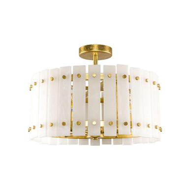 4 Light Drum Semi Flush Mount 12.8 Inch and 17.72 Inch Wide by BSH - 2615-BEL-5329482