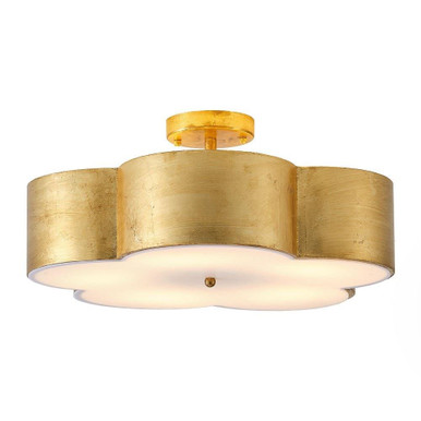 Glowwell Gardens 5 Light Semi Flush Mount 9.3 Inch and 19.7 Inch Wide by BSH - 2615-BEL-5329452