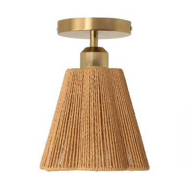 Starlume Street 1 Light Semi Flush Mount 6.5 Inch Tall X 7.3 Inch Wide by BSH - 2615-BEL-5329368