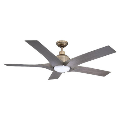 Halo Hill 5 Blade Ceiling Fan with Light Kit 56 Inch Wide by BSH - 2615-BEL-5329342