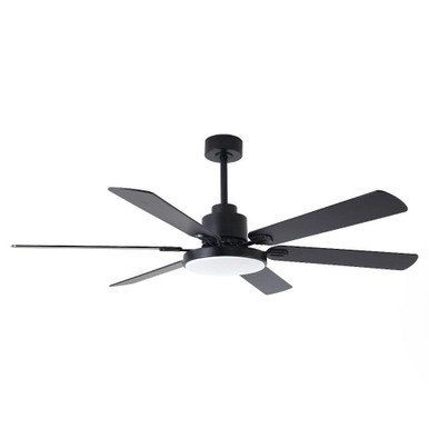 6 Blade Ceiling Fan with Light Kit 11.8 Inch X 60 Inch Wide by Parrot Uncle - F8252110V