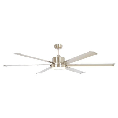 Glowscape Grove 6 Blade Ceiling Fan with Light Kit 65 Inch Wide by BSH - 2615-BEL-5329154