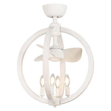 Glowspire Street 3 Blade Ceiling Fan with Light Kit 18.3 Inch Wide by BSH - 2615-BEL-5329303