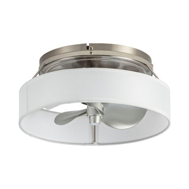 Aurielle Avenue 3 Blade Flush Ceiling Fan with Light Kit 12.6 Inch by BSH - 2615-BEL-5329372