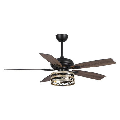 Glowstone Court 5 Blade Smart Fan with Light Kit 52 Inch Wide by BSH - 2615-BEL-5329152