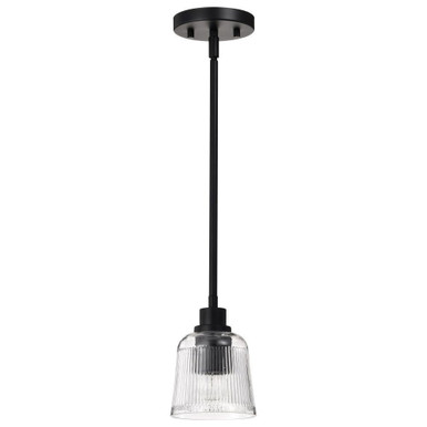 Grayson 1 Light Mini Pendant 7 Inch Tall and 5 Inch Wide by Nuvo - 60/8605