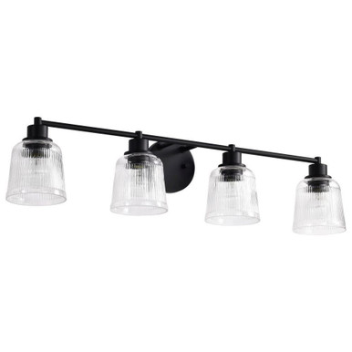 Grayson 4 Light Bath Vanity 7.5 Inch Tall and 33.5 Inch Wide by Nuvo - 60/8604