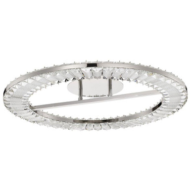 Nova 34W LED Flush Mount 3.88 Inch Tall and 22.88 Inch Wide by Nuvo - 62/2444