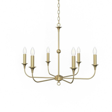 Charlotte 6 Light Large Chandelier by Lumanity - L098-0003